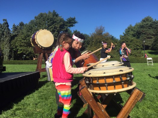 Taiko Drumming at the New York Botanic Garden