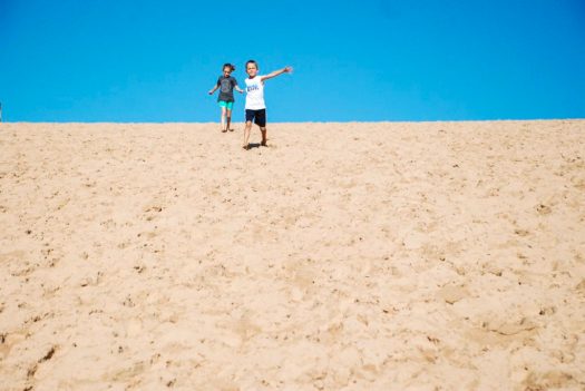 Sleeping Bear Sand Dunes and Cherry Republic in Michigan