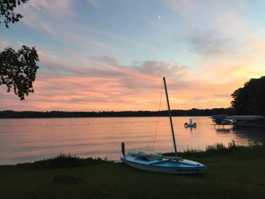 Elk Lake in Elk Rapids Michigan