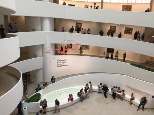 Learning about Shapes at the Guggenheim in NYC