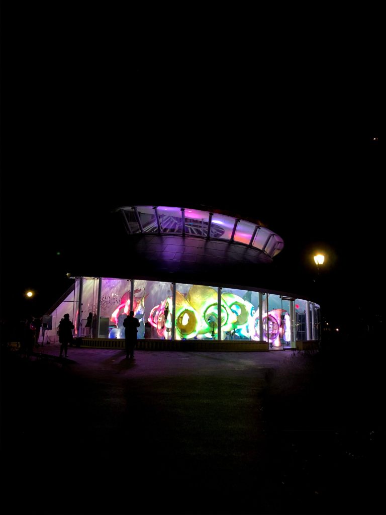 Sea Glass Carousel in Battery Park :: Thanksgiving Weekend in NYC with Kids from Bambini Travel