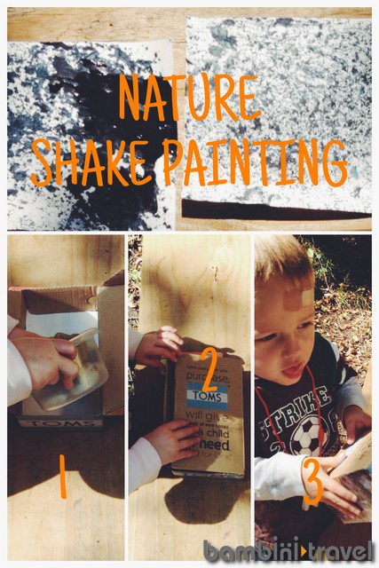 Nature Shake Painting Steps