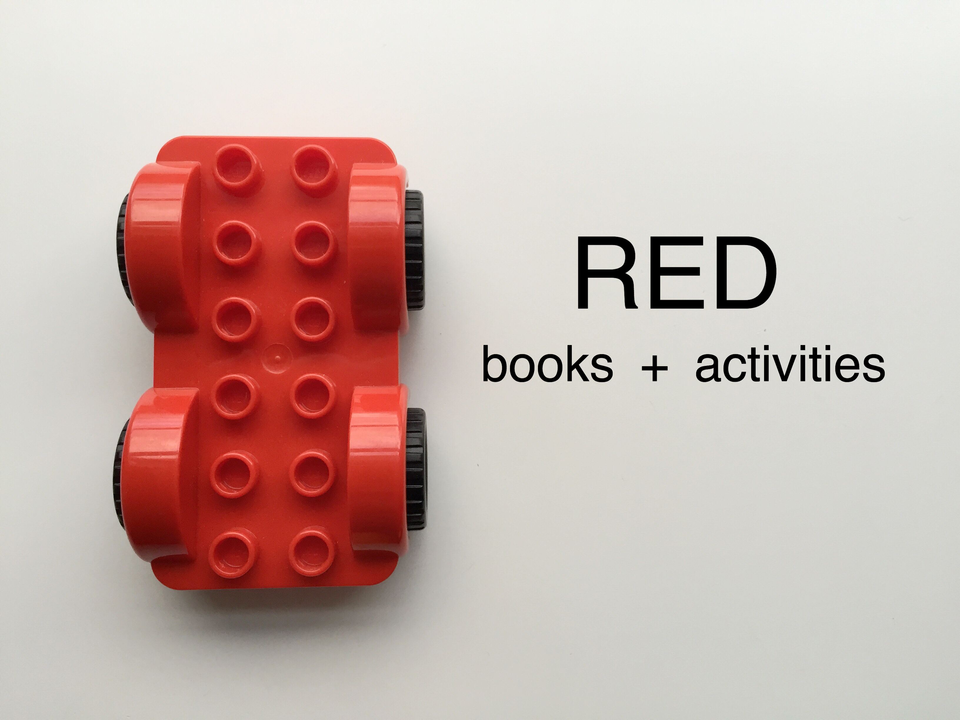 How to Kick off Preschool Color Week with Rad Red Day